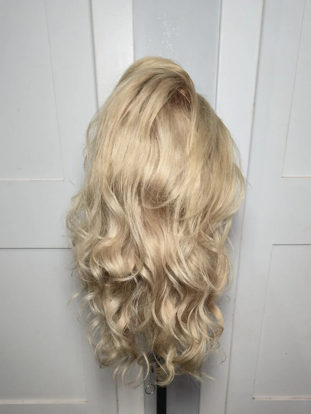 Custom Beige Blonde Human Hair full 13x6 HD lace frontal